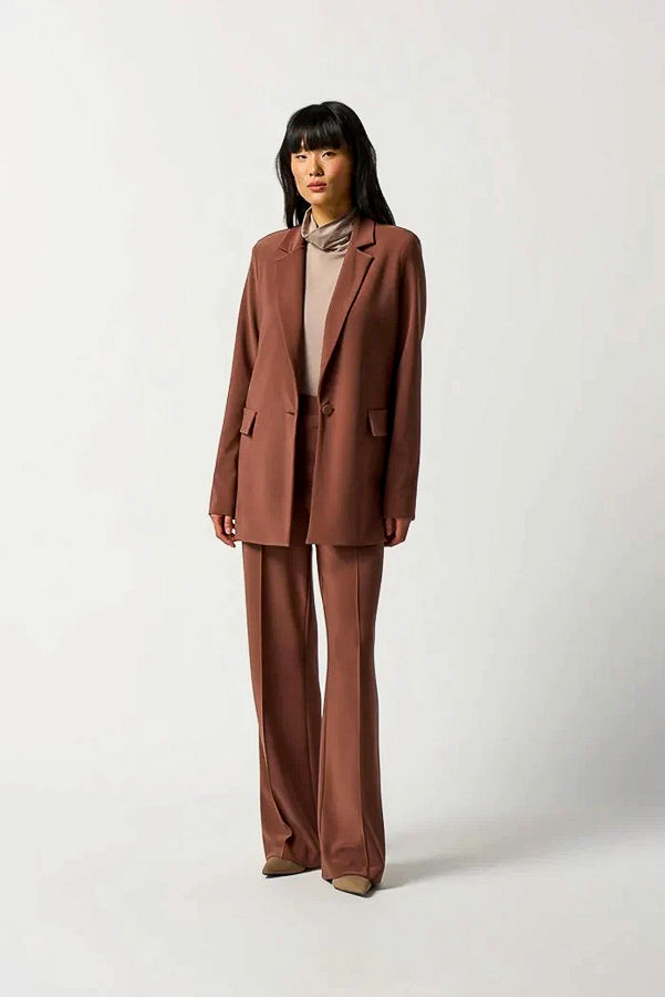 Joseph Ribkoff 231064 Toffee Collared Blazer Jacket