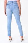 Joseph Ribkoff 231933 Light Blue/Multi Butterfly Print Reversible Jeans