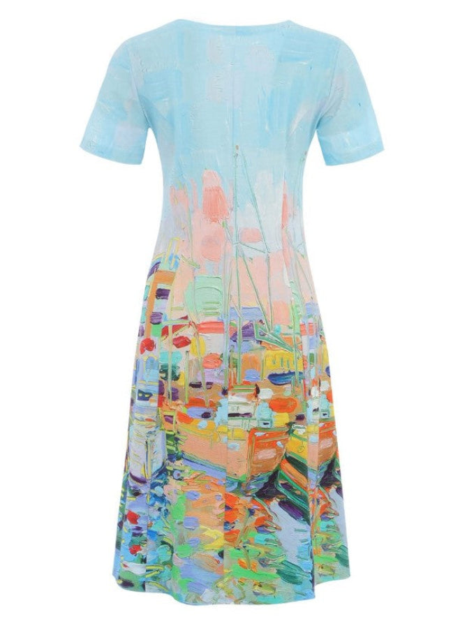 Dolcezza 25735 Multi-Color "King's Pier Marina" Dress
