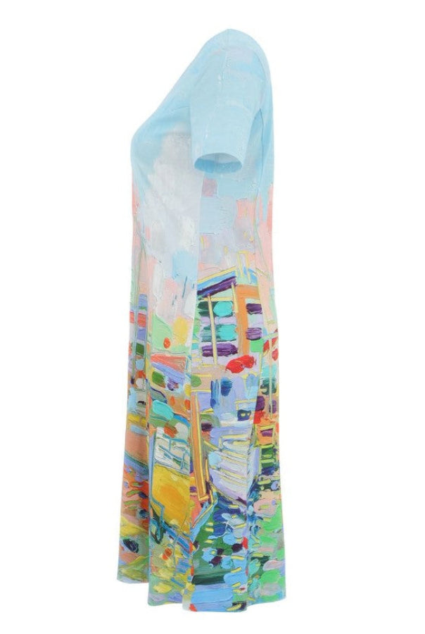 Dolcezza 25735 Multi-Color "King's Pier Marina" Dress