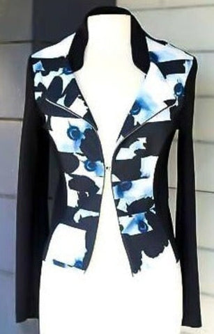 Black, Blue, Jackets, Long Sleeve, Print, White - August Brock Fashions