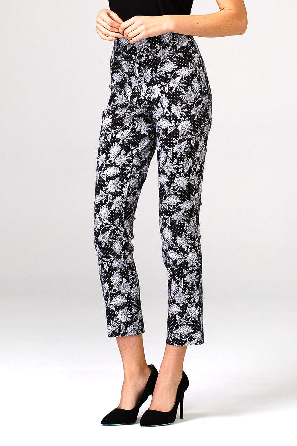 $10, Black & White, Cropped, new.bc, Pants, Slip-on, White - August Brock Fashions