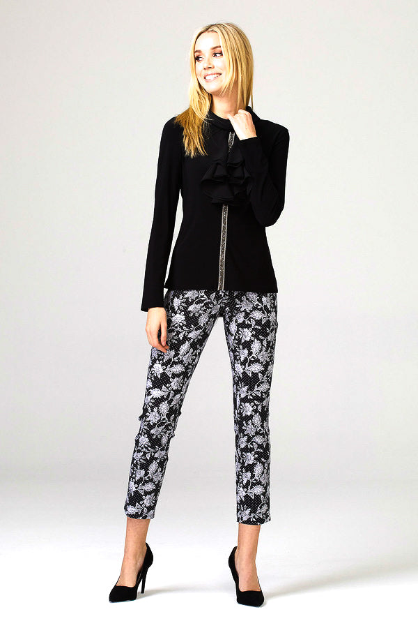 $10, Black & White, Cropped, new.bc, Pants, Slip-on, White - August Brock Fashions