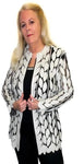 back picture, Ivory, Jackets, Leather, Long Sleeve, Red, Sheer - August Brock Fashions