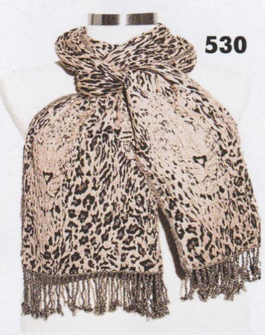 Black, New A, Print, Scarves, Tan - August Brock Fashions