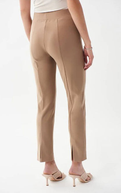 Joseph Ribkoff 143105 Straight Leg Pants with Slit at Back Hem