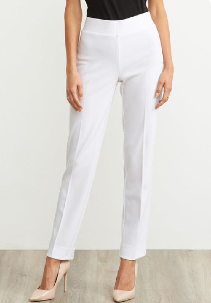 Joseph Ribkoff 143105 Straight Leg Pants with Slit at Back Hem