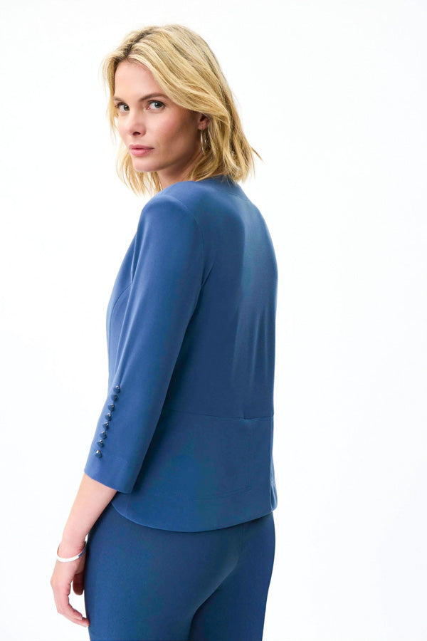 Joseph Ribkoff 161140 Open Front High-Low Hem Blazer Jacket
