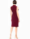 Joseph Ribkoff 183050 Cranberry Sleeveless Dress
