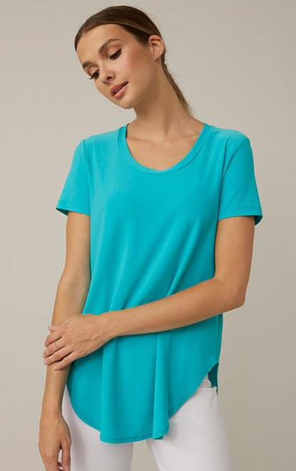 Joseph Ribkoff Short Sleeve Silky Knit Top 183220