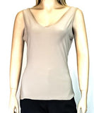 Black, inventory, Red, Reversible, Sleeveless, Tan, Tanks, Tops, Wine - August Brock Fashions