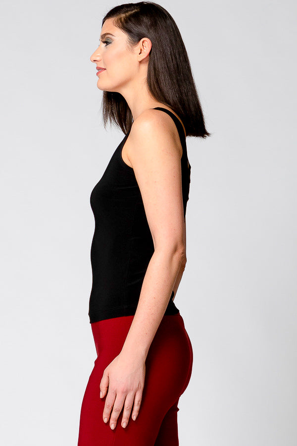 Black, inventory, Red, Reversible, Sleeveless, Tan, Tanks, Tops, Wine - August Brock Fashions