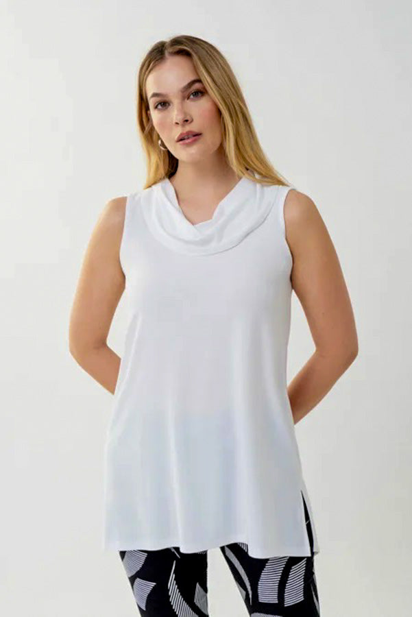 Joseph Ribkoff Vanilla Cowl Neck Tunic Top 223074