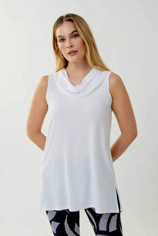 Joseph Ribkoff Vanilla Cowl Neck Tunic Top 223074