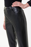 Joseph Ribkoff 223921 Faux Leather Straight Ankle Pants