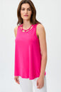 Joseph Ribkoff 231058 Cutout Neck Sleeveless Top