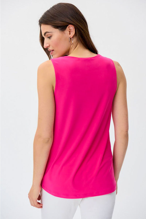 Joseph Ribkoff 231058 Cutout Neck Sleeveless Top