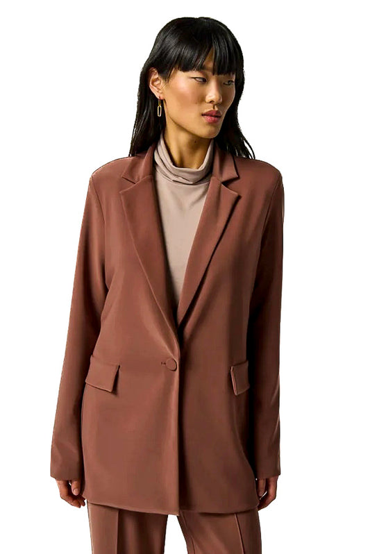 Joseph Ribkoff 231064 Toffee Collared Blazer Jacket