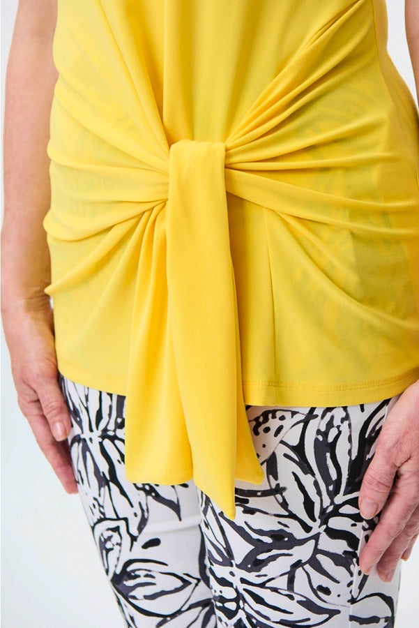 Joseph Ribkoff 231120 Tie-Front T-Shirt Top