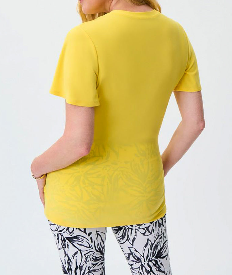 Joseph Ribkoff 231120 Tie-Front T-Shirt Top
