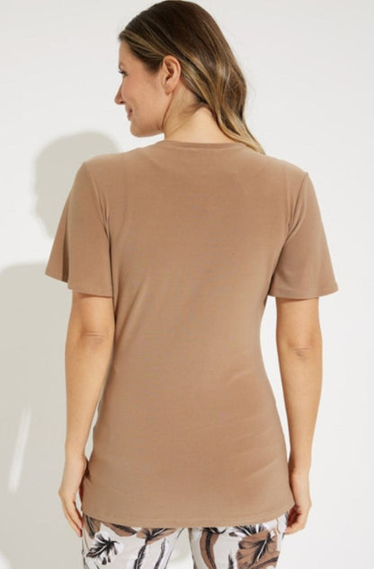 Joseph Ribkoff 231120 Tie-Front T-Shirt Top
