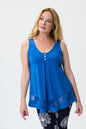 Joseph Ribkoff 231125 Pleated Sleeveless Tunic Top