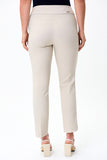 Joseph Ribkoff 231220 Textured Pull-On Ankle Slit Pants