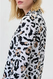 Joseph Ribkoff 231239 Vanilla/Multi Animal Print Long Sleeve Top