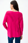 Joseph Ribkoff 231950 Mixed Knit Long Sleeve Sweater Top
