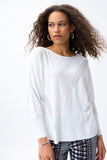 Joseph Ribkoff 231950 Mixed Knit Long Sleeve Sweater Top