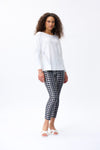 Joseph Ribkoff 231950 Mixed Knit Long Sleeve Sweater Top