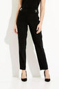 Joseph Ribkoff 233180 Buckle Detail Pull On Slim Straight Ankle Pants