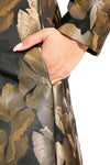 Joseph Ribkoff 233720 Black/Bronze Foiled Floral Print Jacket