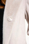 Joseph Ribkoff 233922 Mink Faux Fur Hooded Reversible Coat