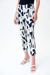 Joseph Ribkoff 232056 Vanilla/Multi Geometric Print Pull On Pants