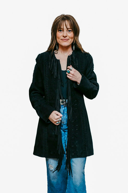ABF 0931 Vintage Long Leather Jacket