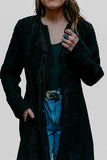 ABF 0931 Vintage Long Leather Jacket