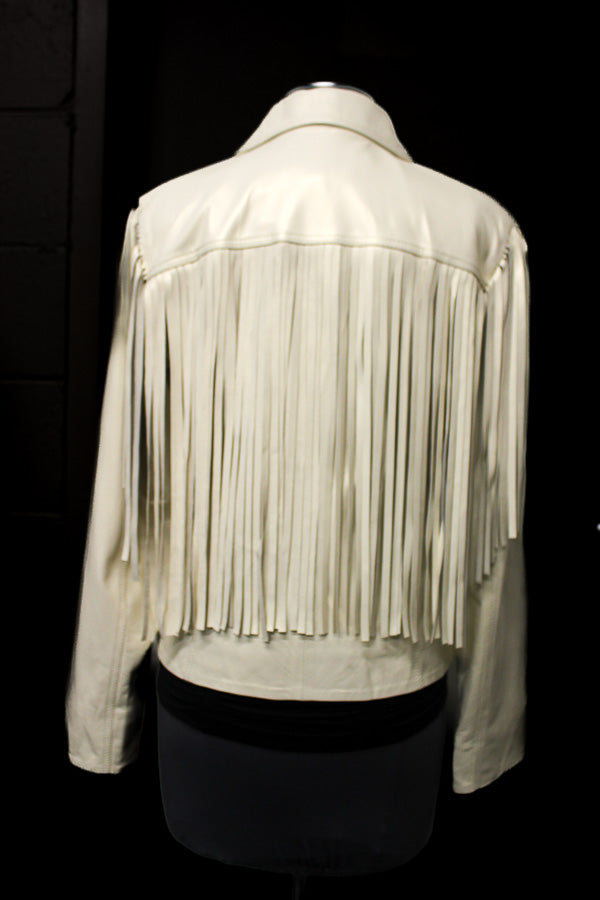 ABF Miranda Leather Jacket with Fringe 0916