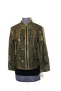 ABF 0930 Geometric Short Leather Jacket