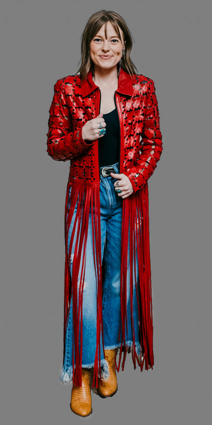 ABF 11911024 Leather Whip Jacket