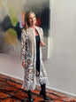 ABF Amanda Leather Duster with Bottom Fringe 0917