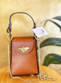 Jijou Capri Bumblebee Leather Crossbody Bag