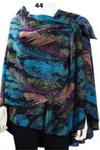 Cashmere Reversible Printed Buckle Cape Shawl