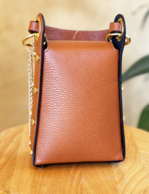 Jijou Capri Bumblebee Leather Crossbody Bag
