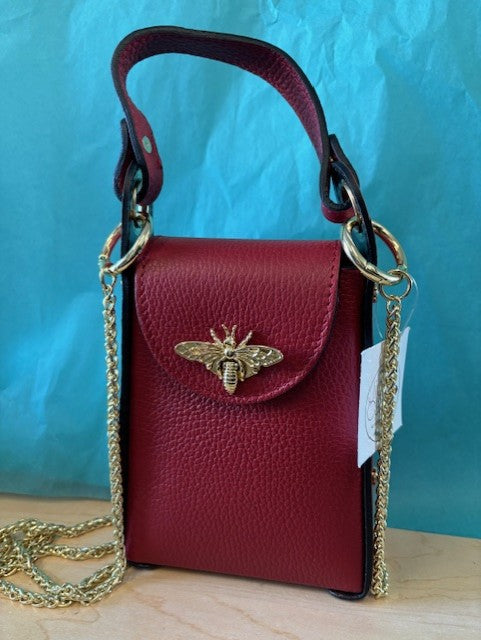 Jijou Capri Bumblebee Leather Crossbody Bag