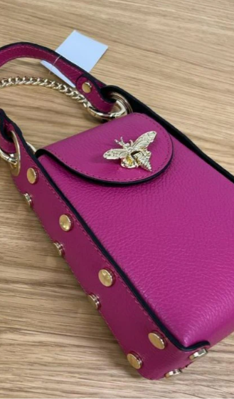 Jijou Capri Bumblebee Leather Crossbody Bag