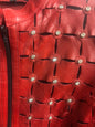 ABF 0924 Metal Studded Leather Jacket