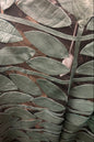 ABF Open Front Long Leather Leaf Vest 11910916