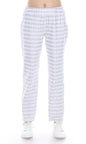 Neon Buddha 11803 Houndstooth Print Pull On Pants