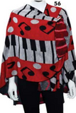 Cashmere Reversible Printed Buckle Cape Shawl